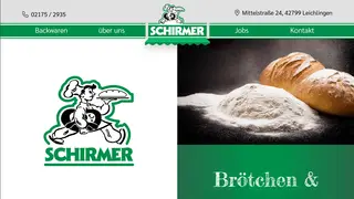 Capture d'écran de la boulangerie Schirmer